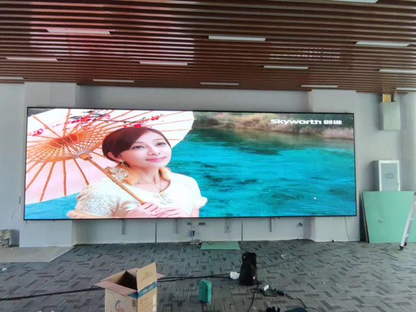 重庆P1.53led小间距屏安装案例
